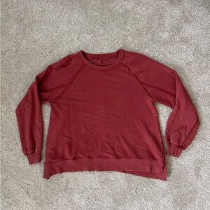 Aerie Red Crewneck Top